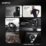 montre connectée oraimo Watch ES 2 1,95″ AMOLED IP68