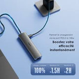 Station d'accueil multifonctionnelle PowerTrans USB-C Hub 7 en 1 oraimo