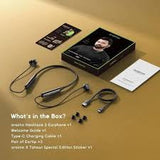 Écouteurs intra-auriculaires oraimo Necklace 5 avec réduction de bruit de 30 dB et vibration lors des appels