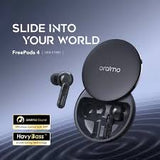 Écouteurs sans fil oraimo FreePods 4 ANC - Bleu nébuleuse