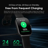 montre connectée oraimo Watch Nova AM avec écran AMOLED 2,01" et boîtier incurvé